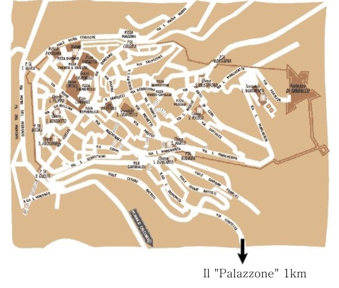 Map Of Cortona